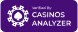 Casinos Analyzer စစ်ဆေးမှု အမှတ်အသား